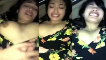 Jeritan Nikmat Cewek Indo Dientot Dalam Mobil Goyang
